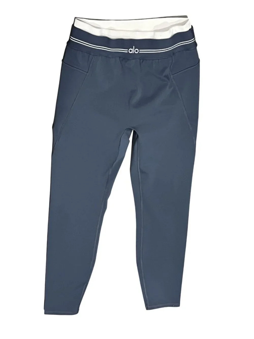 ALO Yoga Airbrush High-Waist Better Together Leggings in Bluestone